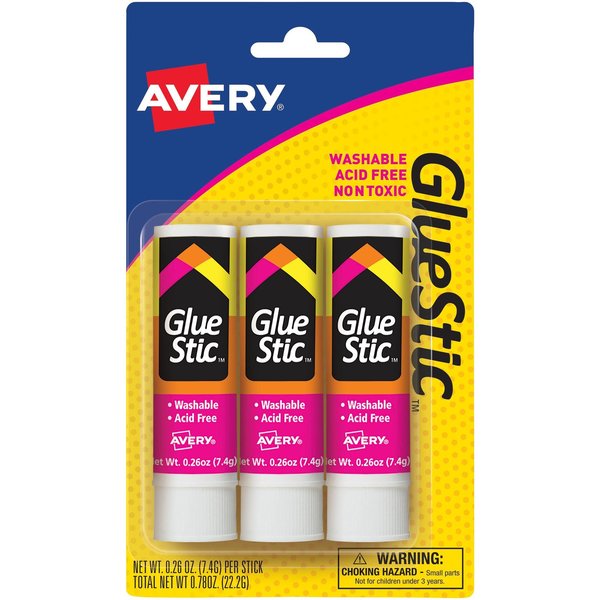 Avery 3Pk Glue Stic 00164